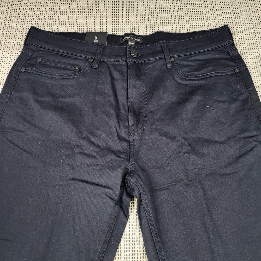 Banana Republic Pants Mens 36x30 Black 5 Pocket Chino‎ Stretch Casual Twill